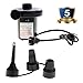 Electric Air Pump Air Mattress Pump 110V AC Quick-Fill Pump for Inflatables Pool Floats,3 Nozzles for Replacement