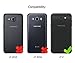Samsung Galaxy J7 Prime / J7 V / J7 Perx / J7 Sky Pro / J7 2017 Case, Bicast Leather Hybrid, Heavy Duty Polycarbonate and Silicone TPU Hard Cover with Film Screen Protector and Stylus - Rose Gold