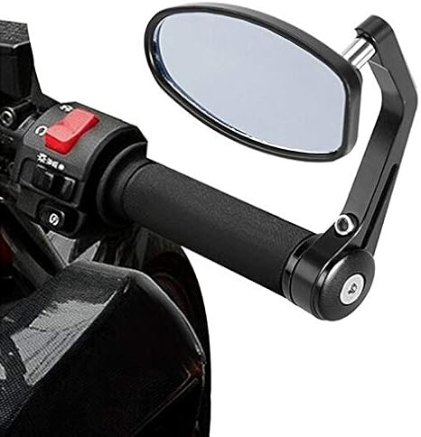 FGYUI Motorrad Seitenspiegel Motorrad-Spiegel Lenkerend Spiegel ...