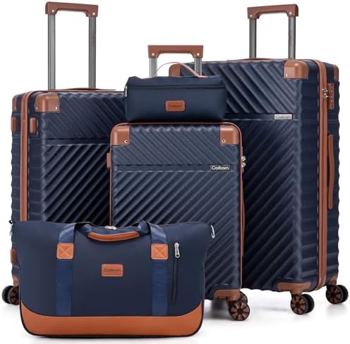 Amazon.com | IZOD Sabina 3 Piece Expandable Hardside Luggage Set
