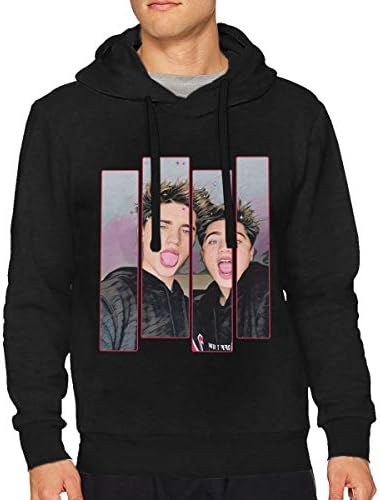 TheresaCurtis Men's Martinez Twins Music Band Long Sleeve Loose Hooded Comfortable Hoodie
