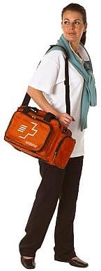 Firstaid4sport Touchline First Aid Bag Orange with Dividers & Pockets view 4