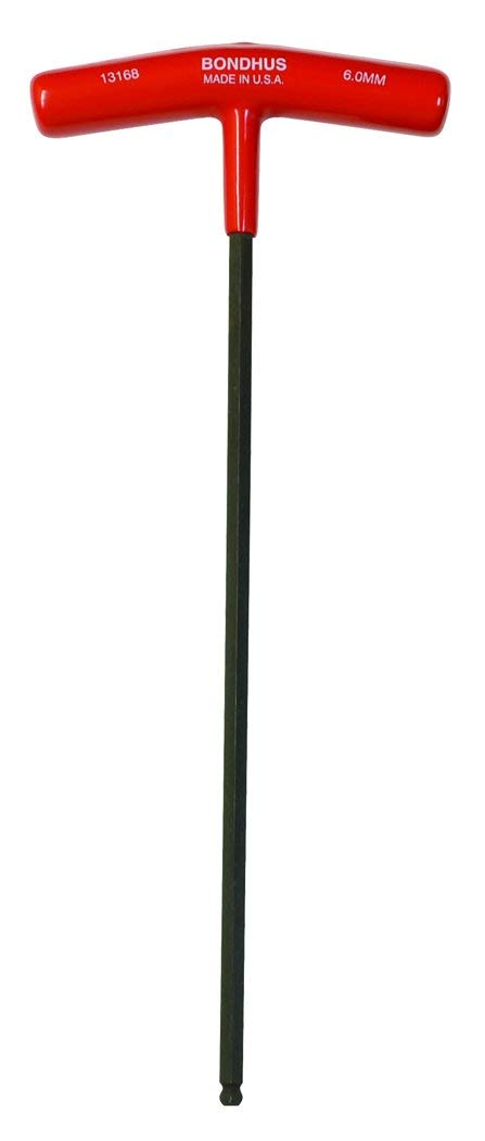Bondhus, BT6MM T-Handle BALLDRIVER HEX, 6MM, 13168