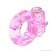 Waterproof Sex Toys Adult Men Vibration Collars Delay Premature Ejaculation Lock Fine Butterfly Cock Penis Ring, Pink