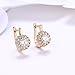 Silver Flower Drop Dangle Earrings for Women Teen Girls Flower Earrings Plated 18K Rose Gold, by DreamSter