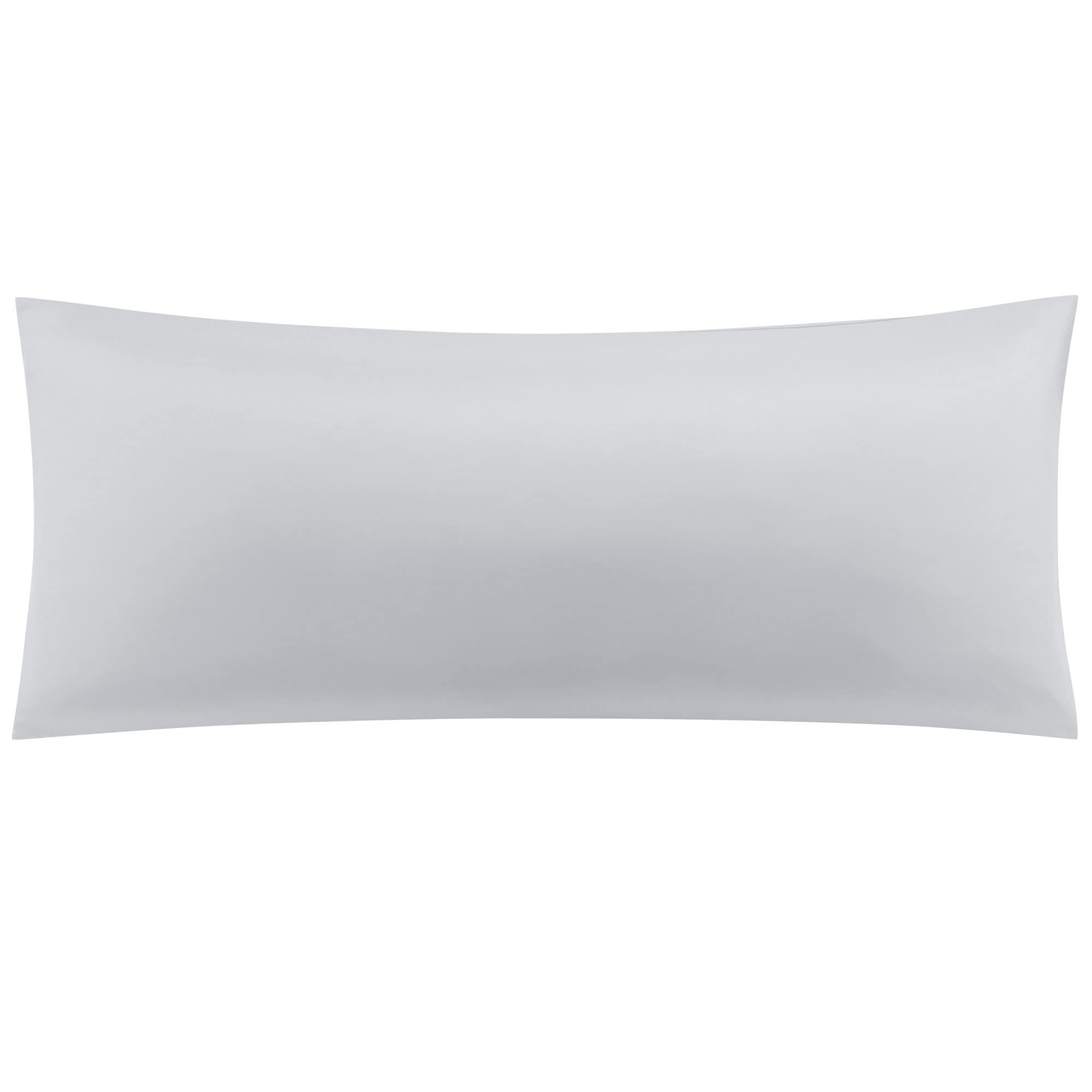 PiccoCasa Body Cooling Pillowcase Viscose from Bamboo Long Pillow Case Breathable Cool and Soft Body Pillow Cover with Zipper Closure Light Gray 20"x55" (4ft 6in)