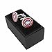 MASALONG US Superhero Retro Cuff Links Jewelry Wedding Party Mens Novelty Cufflinks