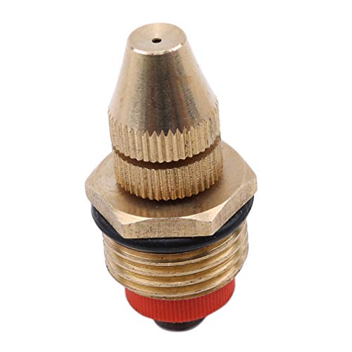 LJSLYJ Adjustable Fogging Cooling Nozzle Misting Garden Sprinkler Spray Atomizing Humidification