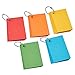 Wopeite Blank Flash Dispenser Box Cards with Rings in Assorted Colors 1000 Index Cards Single Hole Punched with 5 Rings,3.07 X 2.1 inches