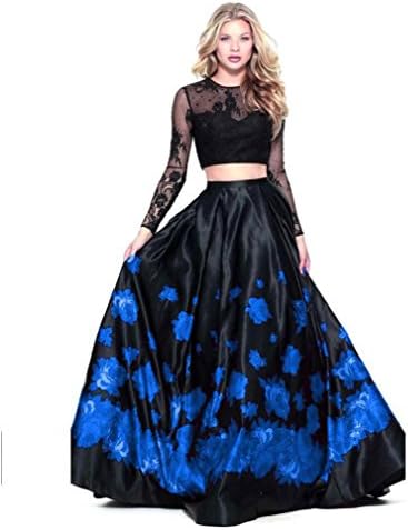 Arawins Women's Banglori Satin Silk Semi-stitched Floral Printed Dress Material(BlackRoseBlue_DM_Free Size)