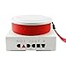 Collapsible Travel Cup - 100% Food-grade Silicone Mug for Camping and Hiking, Red- by Not Just A Gadget