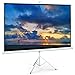 Cloud Mountain Projector Screen with Stand 100 inch 16:9 Portable Projector screen Indoor Outdoor Tripod screen for Projector Adjustable Wrinkle-Free Foldable Projection Screen(1.3 Gain, 160° Viewing)