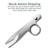 TSC Quick Action 4.5 inch Thread Snipper (Scissors) - Professional Series - for Sewing, Tailoring, Dressmaking and Crafting