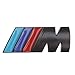 Black Badge Tri Color For All Bmw Rear Emblem Car Decal Logo Sticker