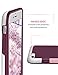 GOSHELL iPhone 7 Case, Flexible Durable Shock-Absorption Bumper and Anti-Scratch Protective Case Slim Hybrid Shockproof Soft TPU & Rugged PC Cover for Apple iPhone 7 (4.7Inch)-Wine red