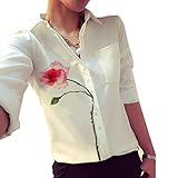 Zeagoo Women's Long Sleeve Bowknot Vintage OL Blouse
