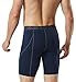 TSLA Men's Compression Shorts Baselayer Cool Dry Sports Tights, Athletic(mus17) - Navy, Large