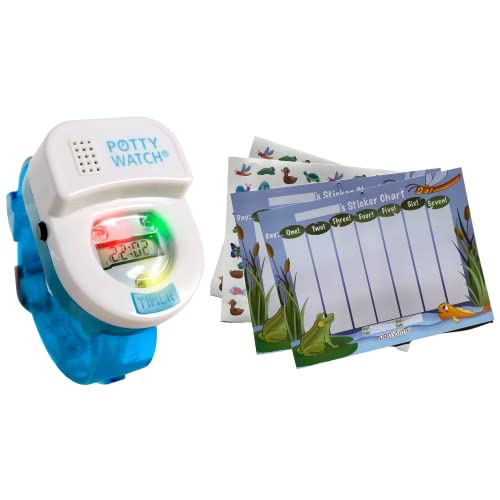 Potty Time Original Potty Watch + Sticker Chart Water Resistant