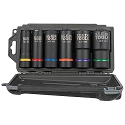 Klein Tools 66060 2-in-1 Impact Socket Set, 6-Piece