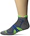 Saucony Men's Elite 2 Pairs Dash Superlite Rundry Tech Low-Cut Double Tab Socks, Blue Assorted, 9-12 Shoe Size