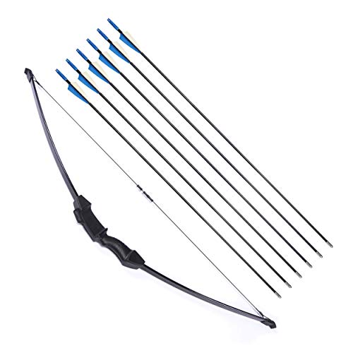 UMB 45" Archery Bow and Arrow Set Beginner Recurve Bow Outdoor Sports Game Hunting Toy Gift Bow Kit Set with 6 Arrows 18 Lb for Adults Youth Teens Girls Boys Kids - Thumbnail 6