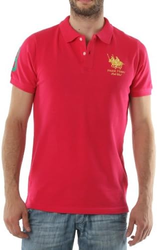 FRANK FERRY Polo hombre ff63 rosa - hombre - XXXL: Amazon.es: Ropa y accesorios