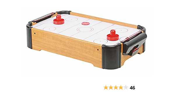 Mesa de air hockey (tamaño mini, con accesorios) : Amazon.es ...