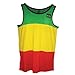 Bob Marley Rasta Stripes Lightwight Adult Tank top Shirt