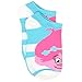 Trolls Girls Teen Womens 6 pack Socks (6-8 (Shoe: 10.5-4), Trolls Neon)