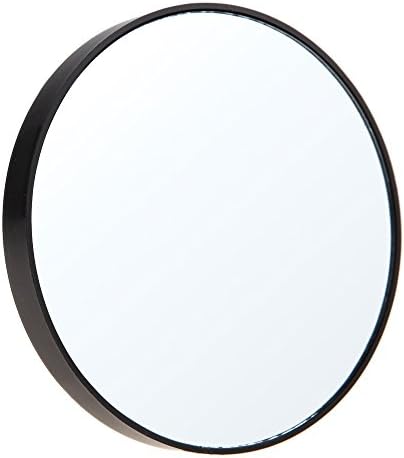 10X Magnifying Women Hand Makeup Mirrors With Two Suction Cups Round Compact Pocket Cosmetic Mirror Makeup Tools