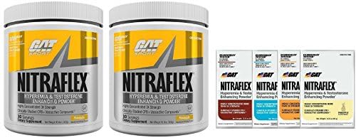 GAT Nitraflex 30svg Combo Pack W/4 Single Serving Packets (Pineapplex2)