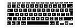 HRH English Letter Silicone Keyboard Cover Skin Protector for MacBook Air 11.6 Inch Macbook 11