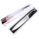 8-Inch Stainless-Steel Chef Knife - Premium Class Sharp Blade with Protective Bolster - Great for Home Kitchen Multi Uses, for Mincing, Dicing, Slicing and Chopping - Meat, Fish, Fruits and Vegetables