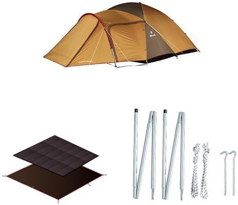 Amazon スノーピーク アメニティドームl マットシート ポールセット 6人用 スノーピーク Snow Peak テント本体