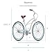 sixthreezero Women's Beach Cruiser Bicycle, 26