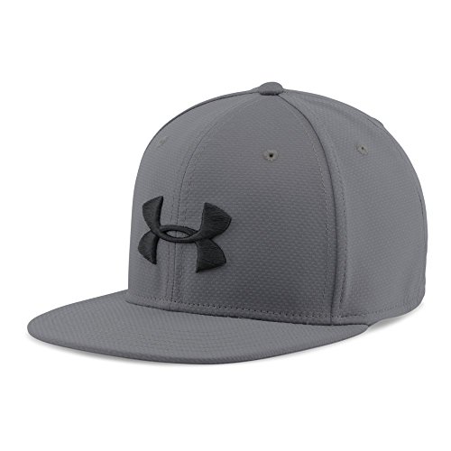 Under Armour Men's Elevate 2.0 Cap, Graphite/Black, Medium/Large