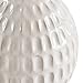 Amazon Brand – Stone & Beam Modern Oval Pattern Decorative Stoneware Vase, 6.6 Inch Height, Off-White