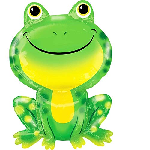 Anagram Mr Froggy Supershape Foil Balloon (One Size) (Multicolored)