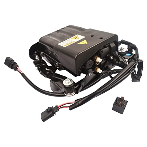 GESUPEI Air Suspension Compressor with Housing 97035815107 97035815111 Compatible with PORSCHE PANAMERA (970)