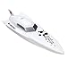 AMTopShow 27Mhz High Speed Remoto Radio Control Electric Racing Boat Toys RC Boat Toys (White)