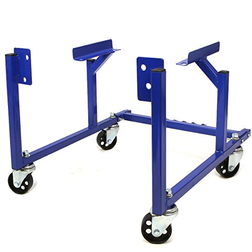 XtremepowerUS Ford Engine Cradle Stand With Wheels Capacity 1000lb