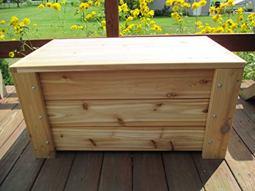 Premium Quality Indoors/Outdoors Cedar Storage Bench