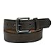 Levi's Men's 1 3/8-Inch Bridle Belt with Stitch Detailing Brown Large(38-40)
