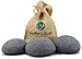Organic Exfoliating Premium Konjac Sponges + Free Burlap Travel Case + Charity Donation – All Natural Beauty Supply Prevents Breakouts While Exfoliating & Toning for a Better Complexion