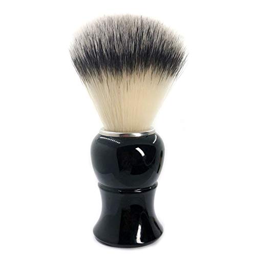 CSB Safety Razor SYNTHETIC Bristle Shaving Brush with Black Handle - Thumbnail 4