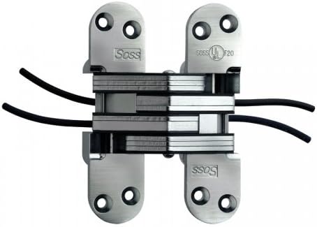 #220 Power Transfer Invisible Hinge Satin Chrome
