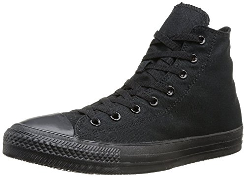 Converse Mens Chuck Taylor All Star High Top, 10 D(M) US, Black Monochrome