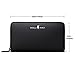 William POLO Men's Genuine Leather Zip Around Long Purse Mens Wallet Money Clip