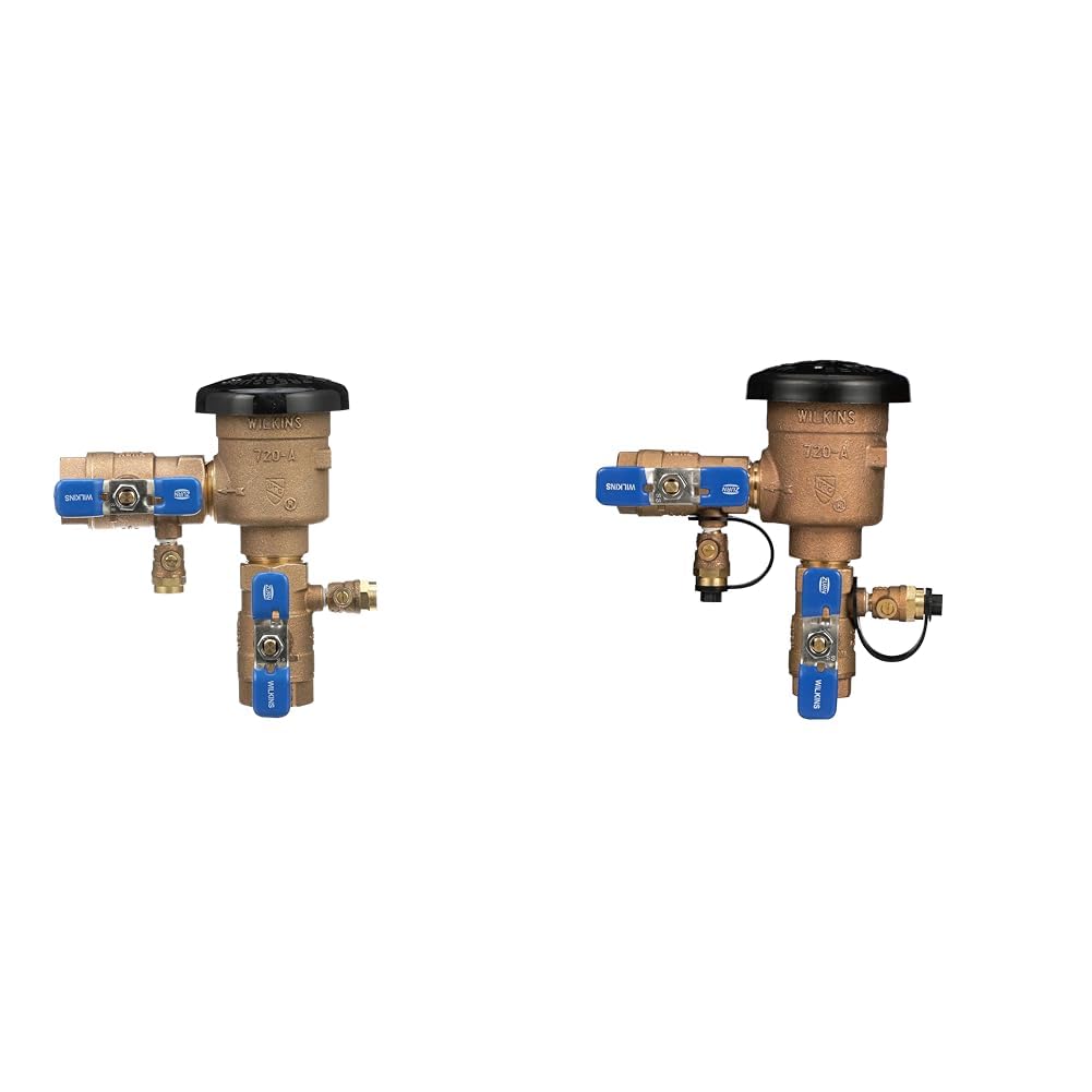 Zurn Wilkins 1" 720A and 3/4" 720A Pressure Vacuum Breaker Assemblies Bundle Image