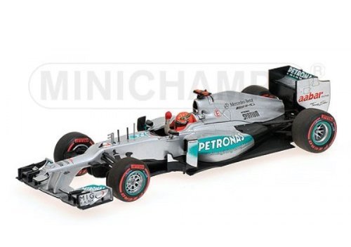Mercedes AMG Petronas F1 Team W03 Michael Schumacher - Pole Position - Monaco 2012 in 1:18 Scale by Minichamps